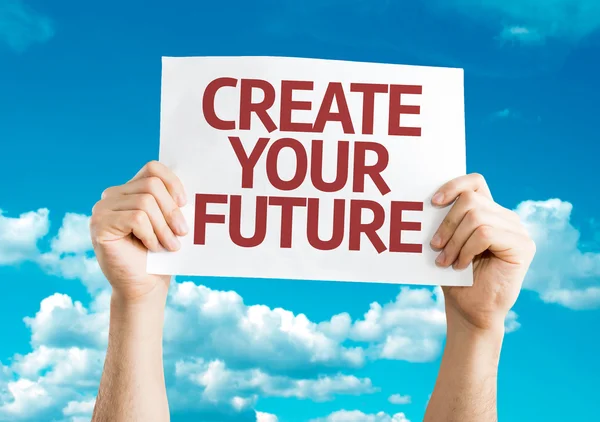 Crea la tua carta del futuro — Foto Stock