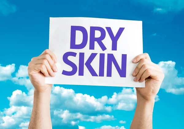 Dry Skin card — Stock Photo, Image