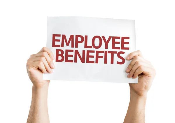 Employee Benefits card — Stock Photo, Image