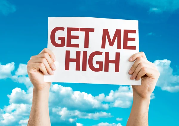 Get Me High card — Stock Photo, Image