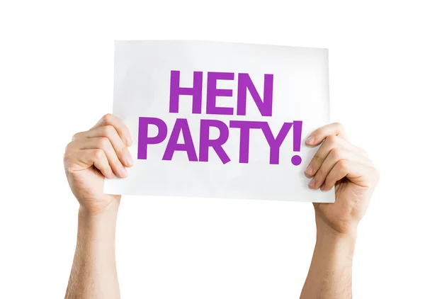 Hen Party! card — Stock Photo, Image