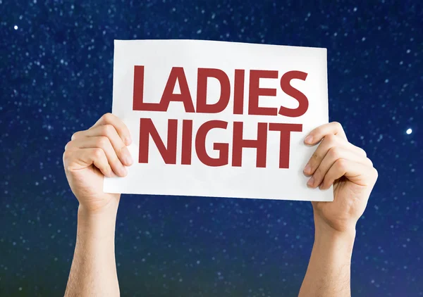 Ladies Night karty — Zdjęcie stockowe