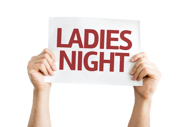 Ladies Night Card — Stockfoto