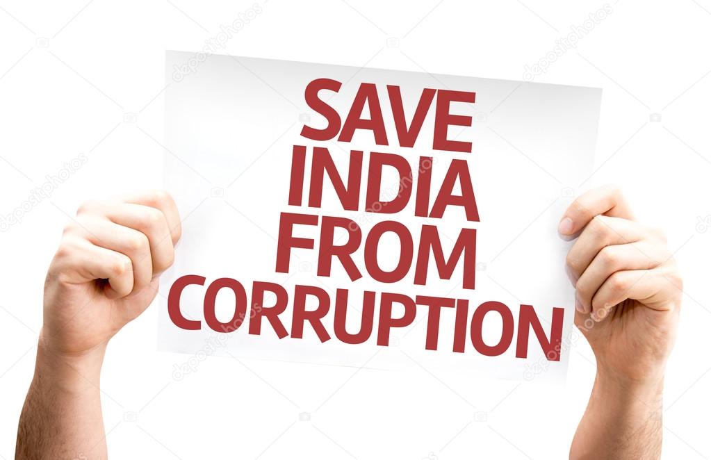 Save India From Corruption card