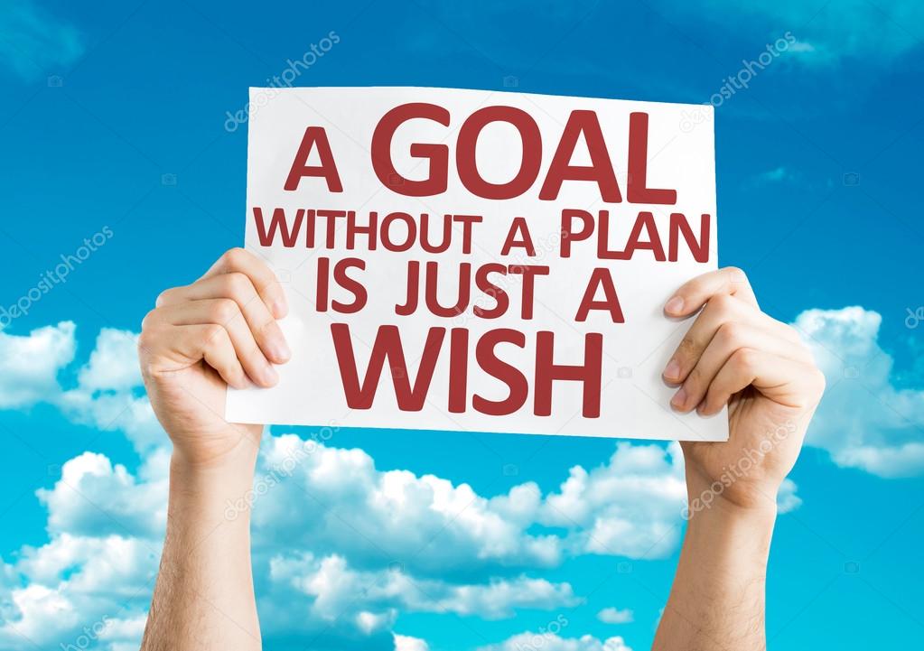 A Goal without a Plan is Just a Wish card