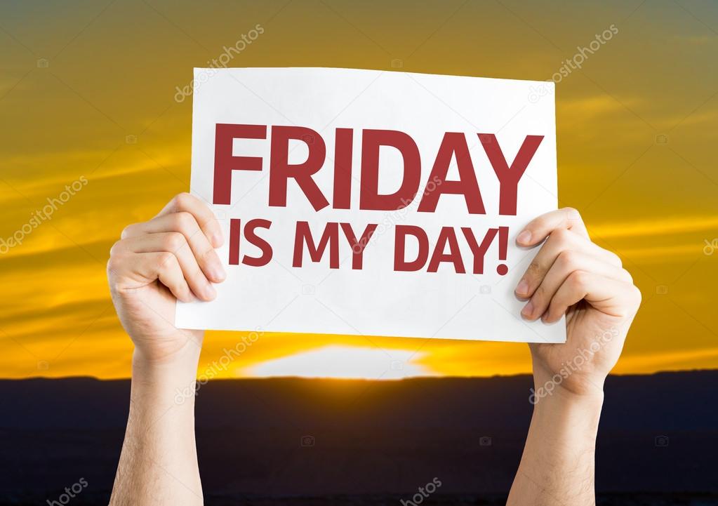 Friday Is My Day card