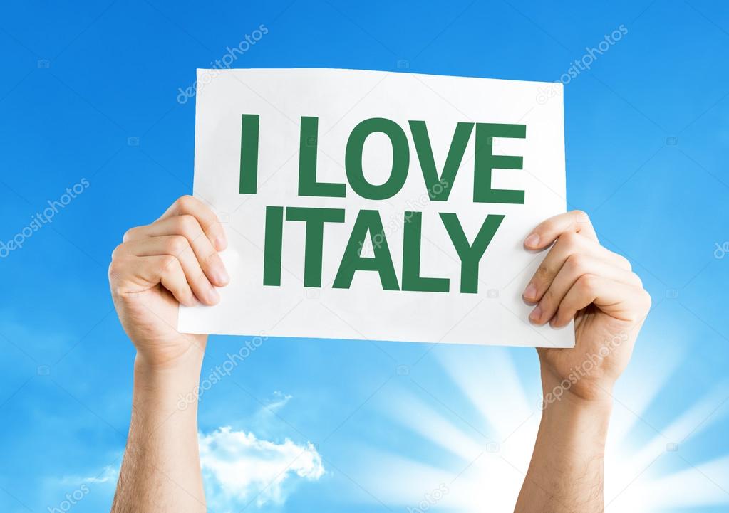 I Love Italy sign