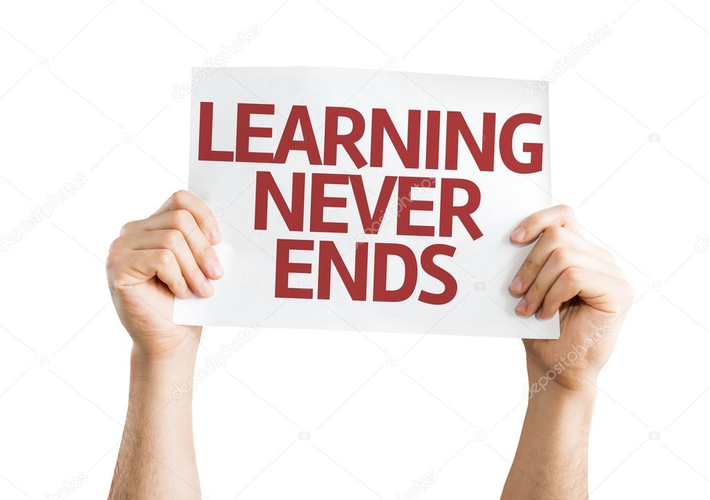 Learning Never Ends card