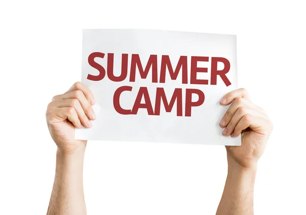 Tarjeta Campamento de verano — Foto de Stock