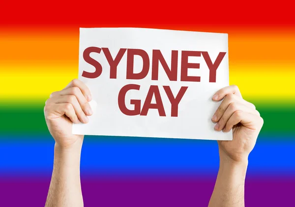 Sydney Gay kartı — Stok fotoğraf