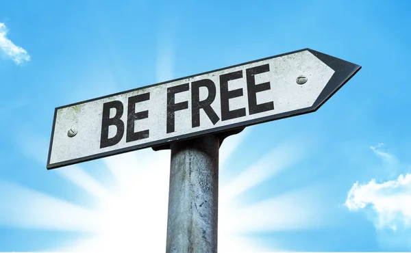 Be Free sign — Stock Photo, Image