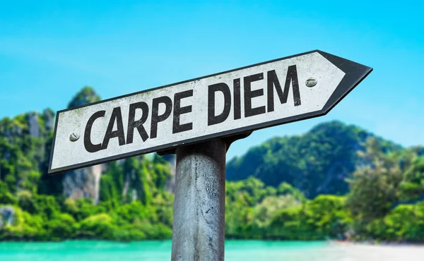 Carpe Diem sign — Stock Photo, Image