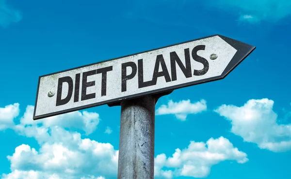 Diet Plans sign — Stock Photo, Image