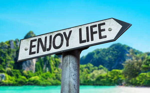 Enjoy Life sign — Stock Photo, Image