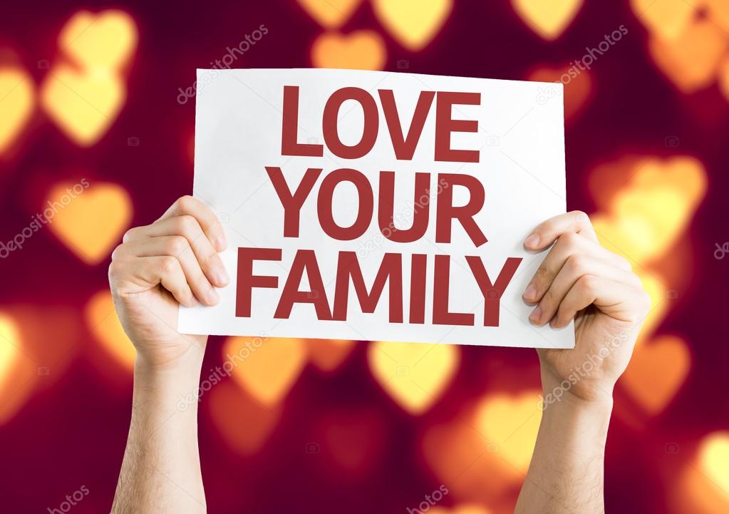 Love Your Family card