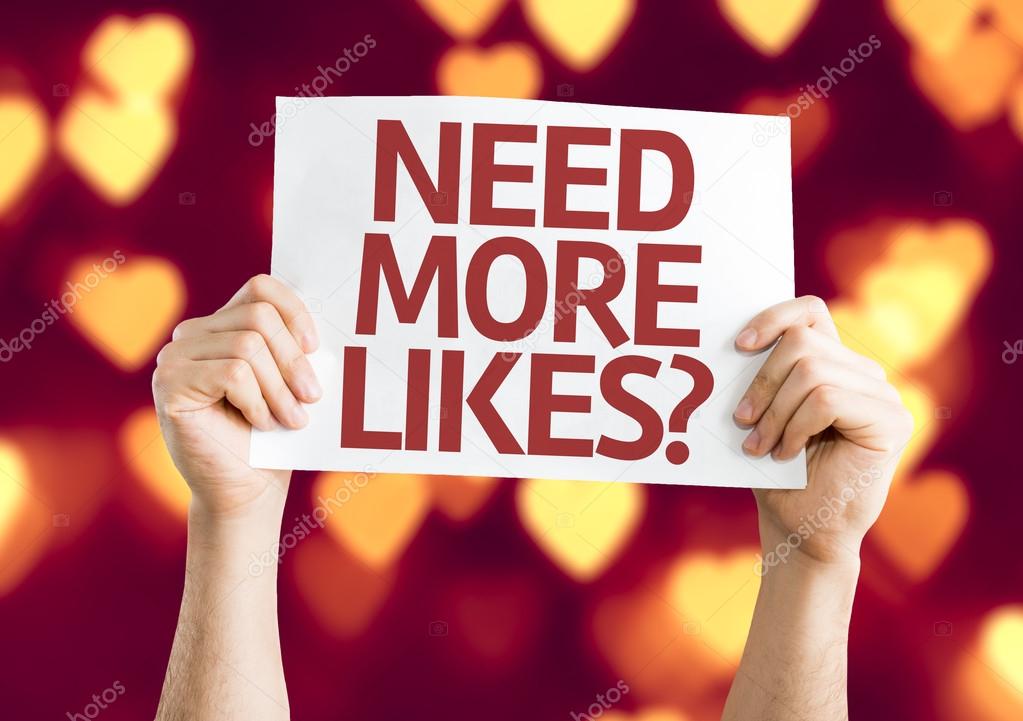 Need More Likes? card