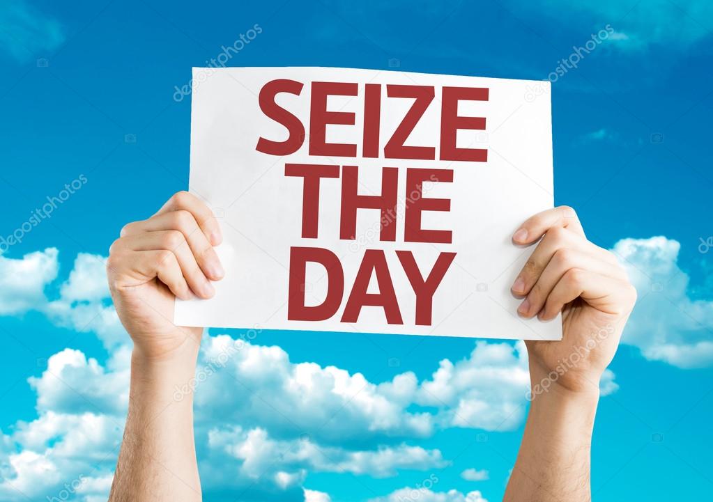 Seize the Day card
