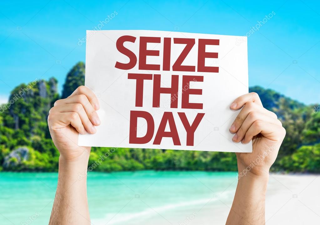 Seize the Day card