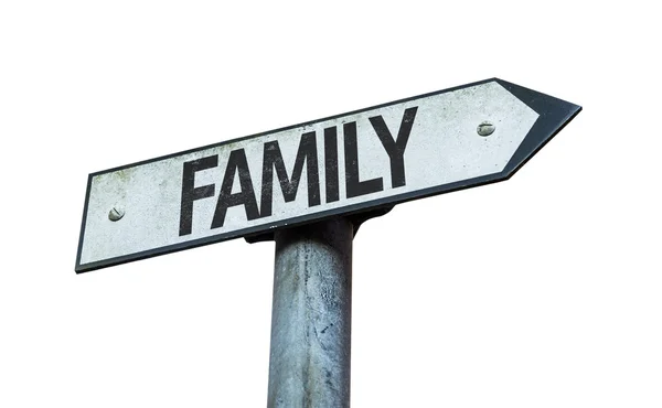 Family sign isolated — Stock Photo, Image