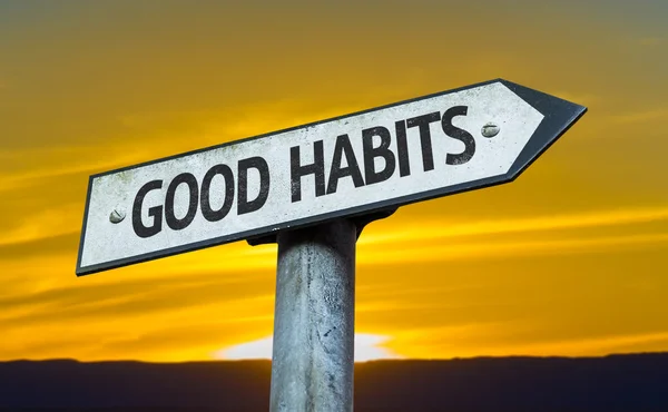 Good Habits sign — Stock Photo, Image