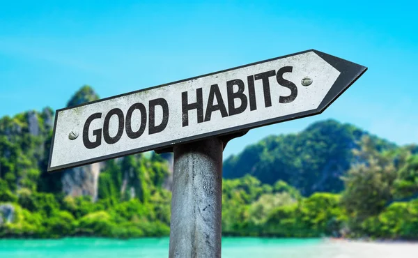 Good Habits sign — Stock Photo, Image