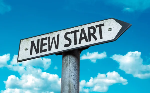 New Start sign — Stock Photo, Image