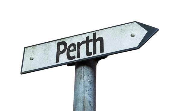 Text  Perth sign — Stock Photo, Image