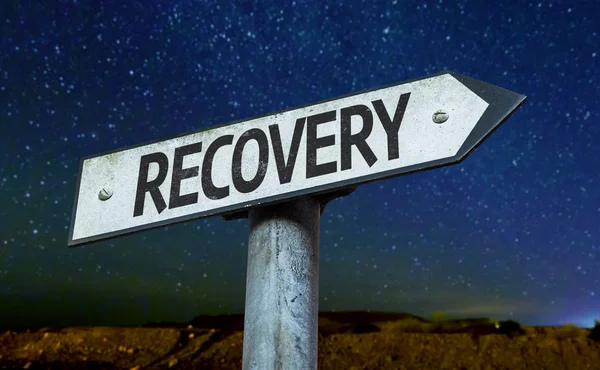 Text  Recovery sign — Stock Photo, Image