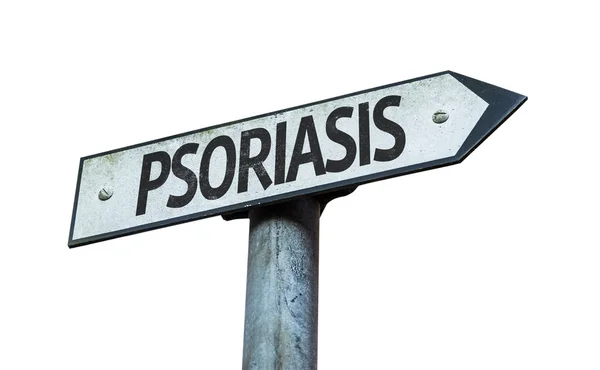 Text Psoriasis tecken — Stockfoto