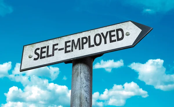 Self-Employed sign — Stock Photo, Image