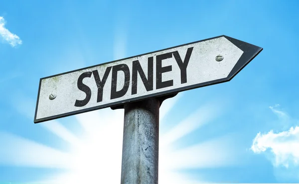 Text Sydney  on sign — Stock Photo, Image