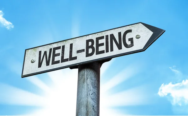 Well-Being sign — Stock Photo, Image