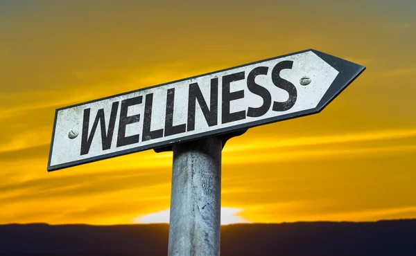 Text Wellness on sign — Stock Photo, Image