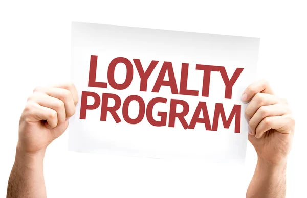 Loyalty programma kaart — Stockfoto