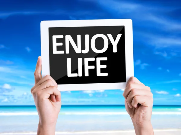 Text Enjoy Life — Stock Photo, Image