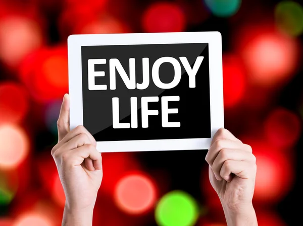 Text Enjoy Life — Stock Photo, Image