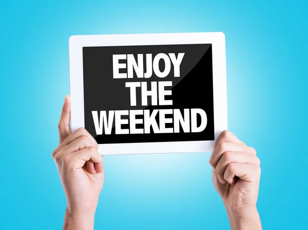 Text Enjoy the Weekend — Stock Photo, Image