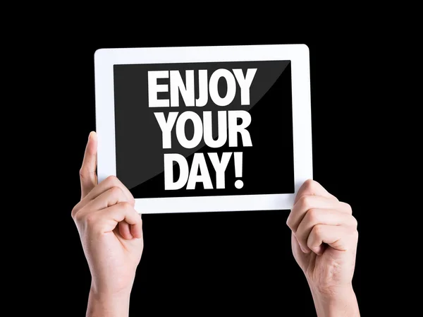 Text Enjoy Your Day — Stock Photo, Image
