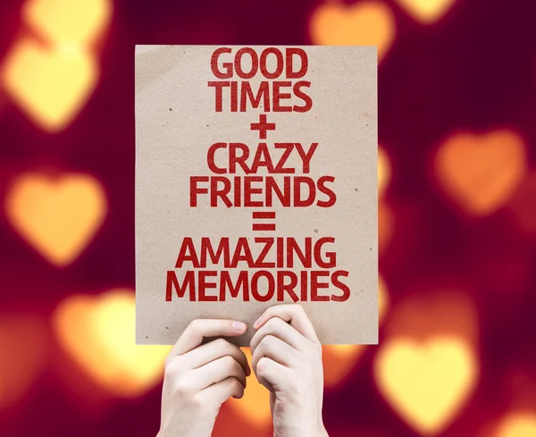 Amazing Memories card — Stock Photo, Image