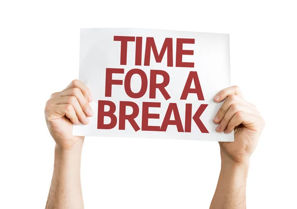 Time for a Break card — Stock Photo, Image