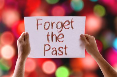 Forget the Past card clipart