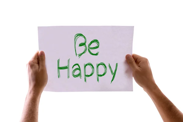 Seja cartão feliz — Fotografia de Stock