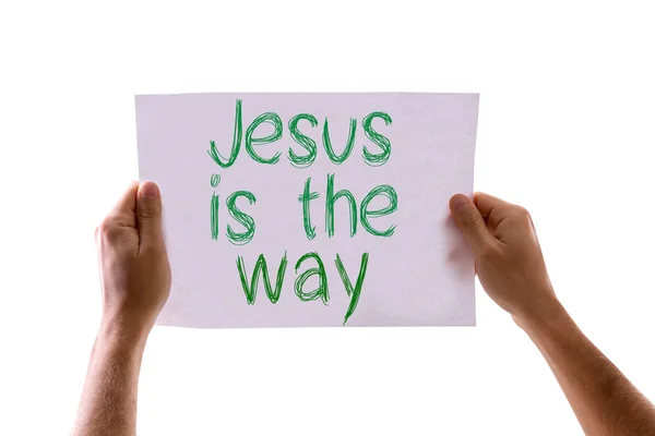 Иисус - карта пути — стоковое фото