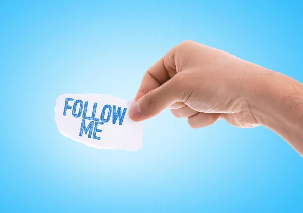 Follow Me piece of paper — Stock Photo, Image