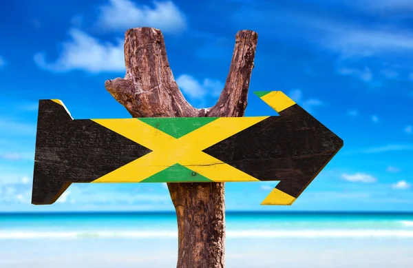 Jamaica wooden sign — Stock Photo, Image