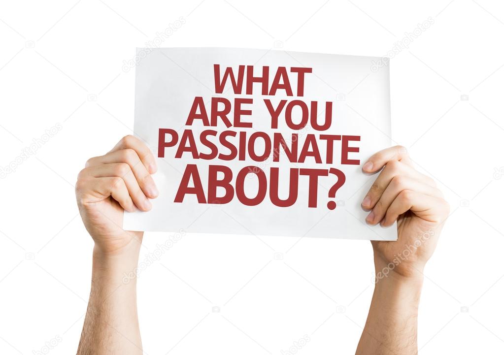 What Are You Passionate About? card