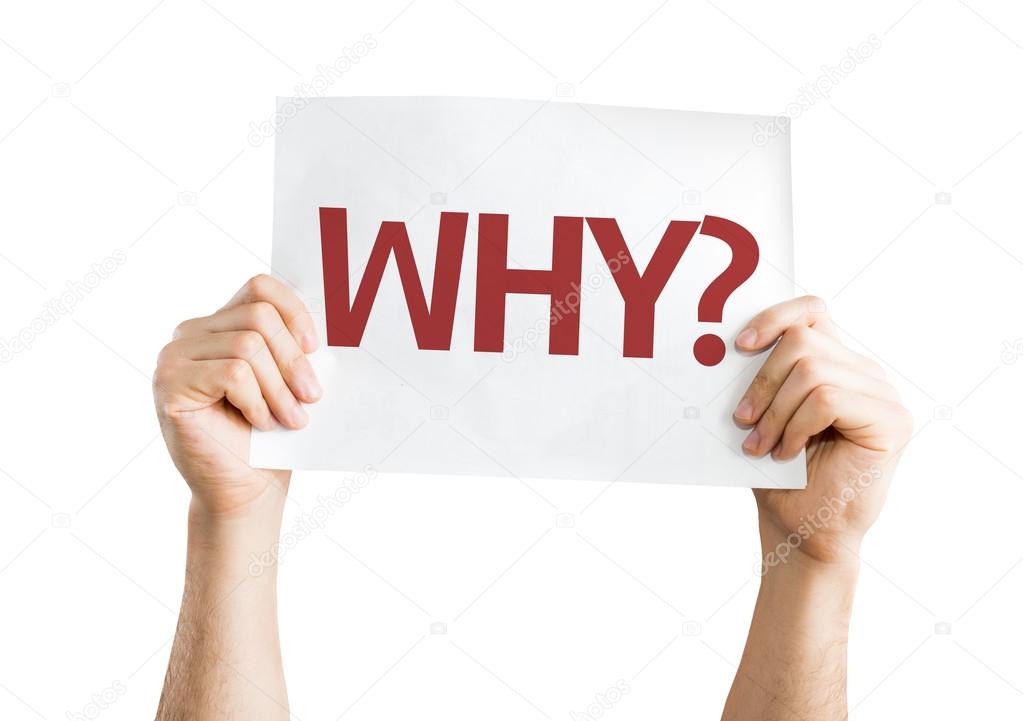 Text : Why? card