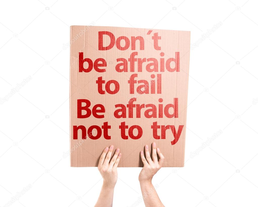 Don't be Afraid  card