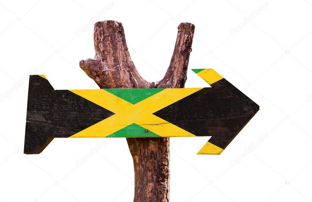 Jamaica wooden sign