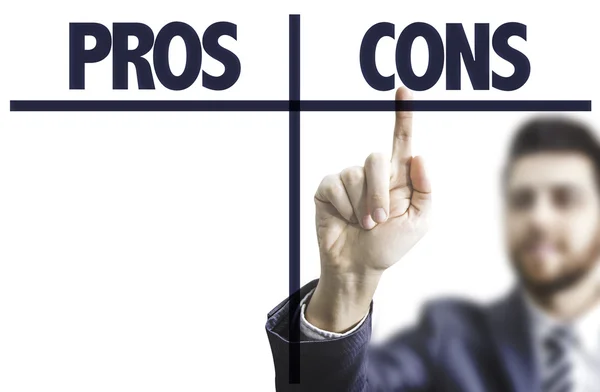 Text: Pros Cons — Stock Image Text: Pros Cons Stock Image